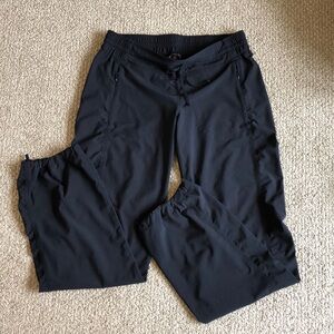 Athlete athleisure drawstring black pants. Size 6. Black. Good used condition.